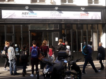 Un age rapide à la boutique éphémère 2015 de Good Smile Company à Paris